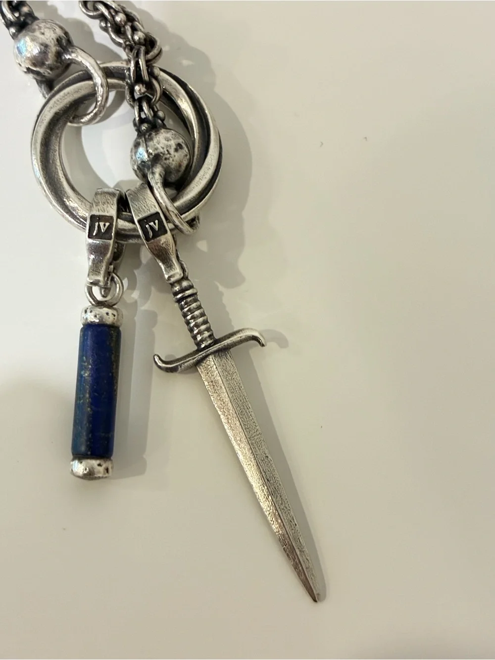 John Varvatos TWIST DAGGER NECKLACE